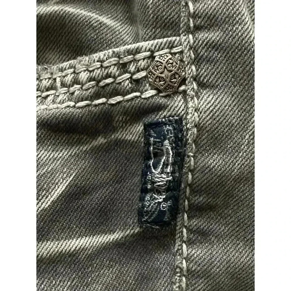 Silver Jeans Womens Grey Suki Flap Skinny Size 26x31 Distressed Soft Denim - Picture 11 of 12